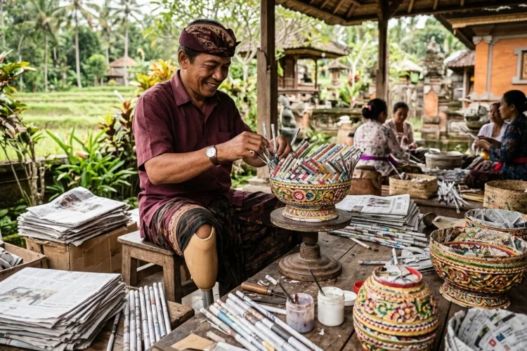 Bokor Carangsari dan Kreativitas Masyarakat Mengolah Barang Bekas